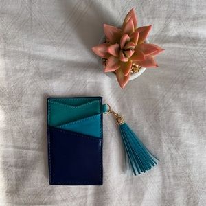 Tri Color Wallet With Tassel